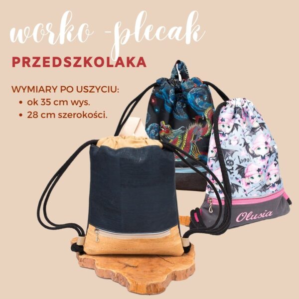 worko-plecaki dla całej rodziny kurs szycia online