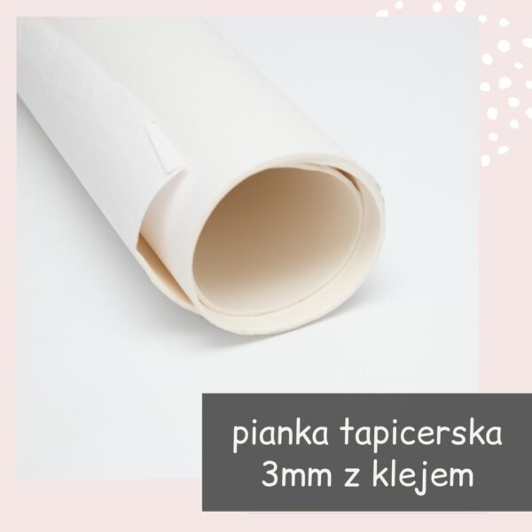 Pianka tapicerska izolacyjno - dystansowa samoprzylepna z klejem 3 mm