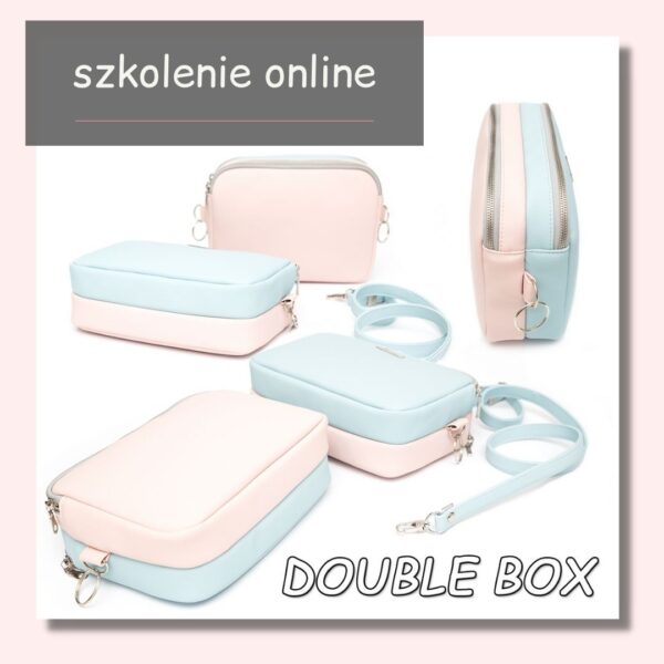 jak uszyć torebkę dwukomorową box podwójny double box kurs szycia online