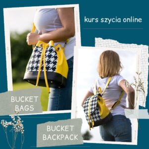 JAK USZYĆ TOREBKĘ BUCKET BAG JAK USZYĆ PLECAK TYPU BUCKET BACKPACK