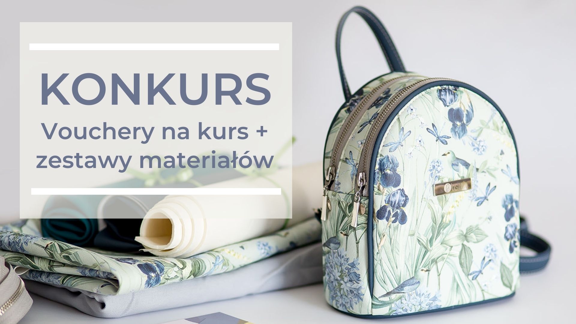 Jak uszyć plecak dwukomorowy bez lamowania brzegów, model mona w dwóch rozmiarach konkurs