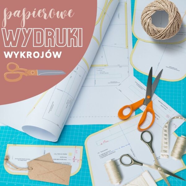 papierowe wydruki wykrojów