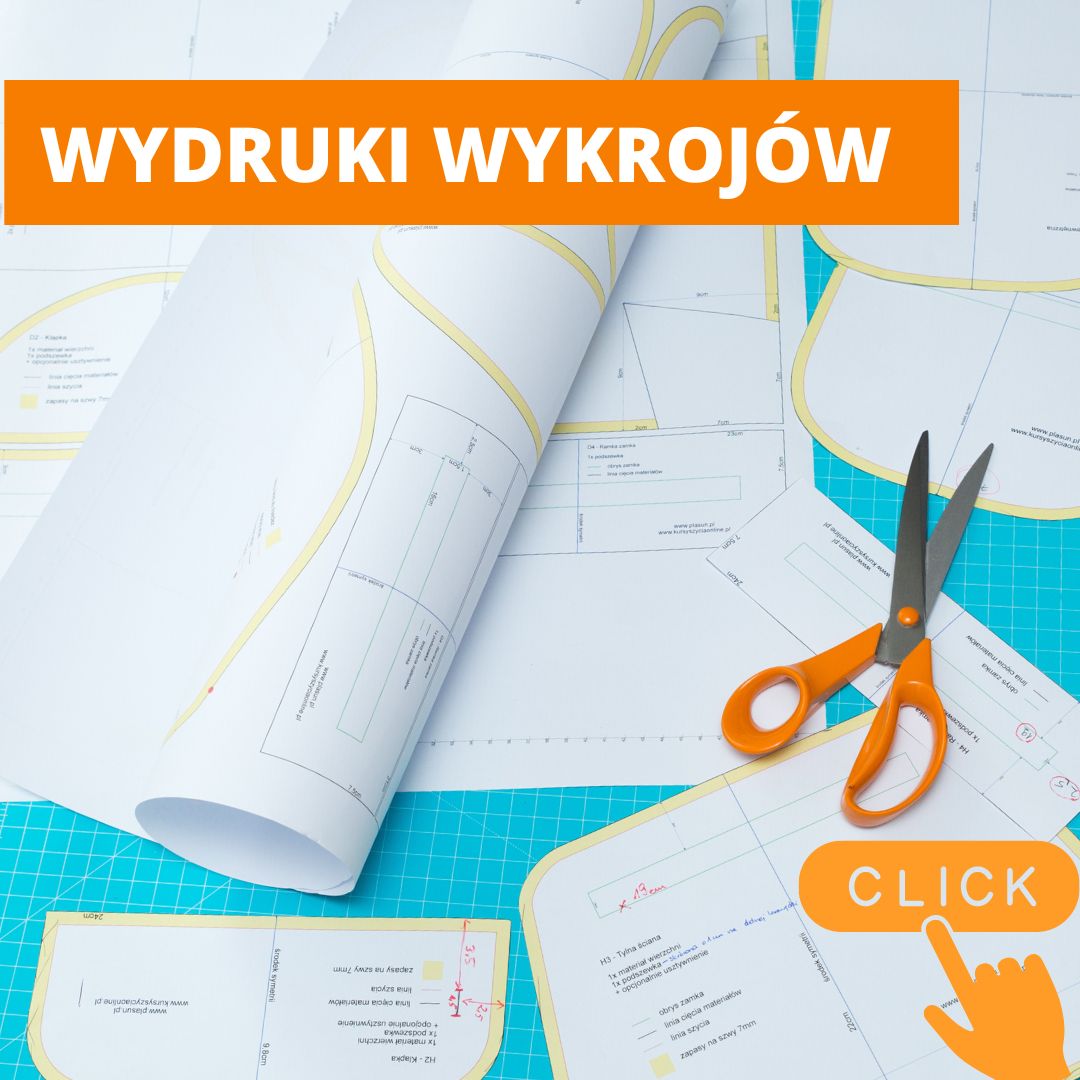 papierowe wydruki wykrojów