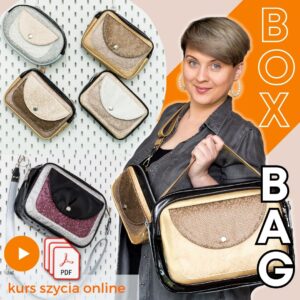 HOW TO SEW BOX BAG? Jak uszyć torebkę, plecak, nerkę typu box kurs szycia online wykroje kamila plasun