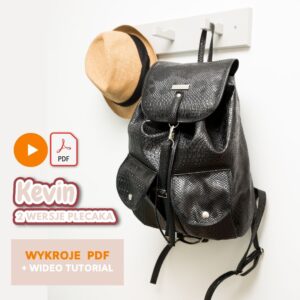Plecak Kevin – tutorial + wykroje na dwie wersje plecaka
