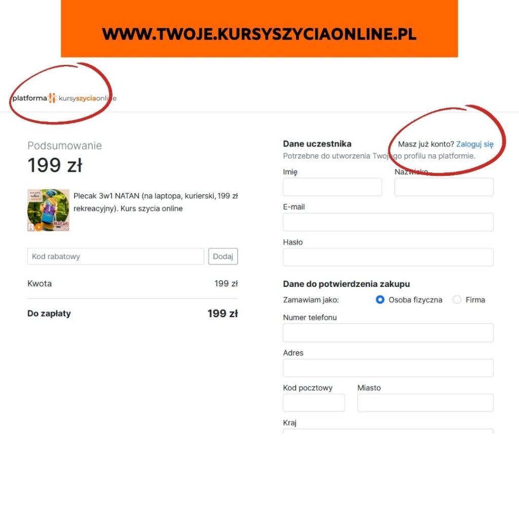 jak kupować kursy szycia online