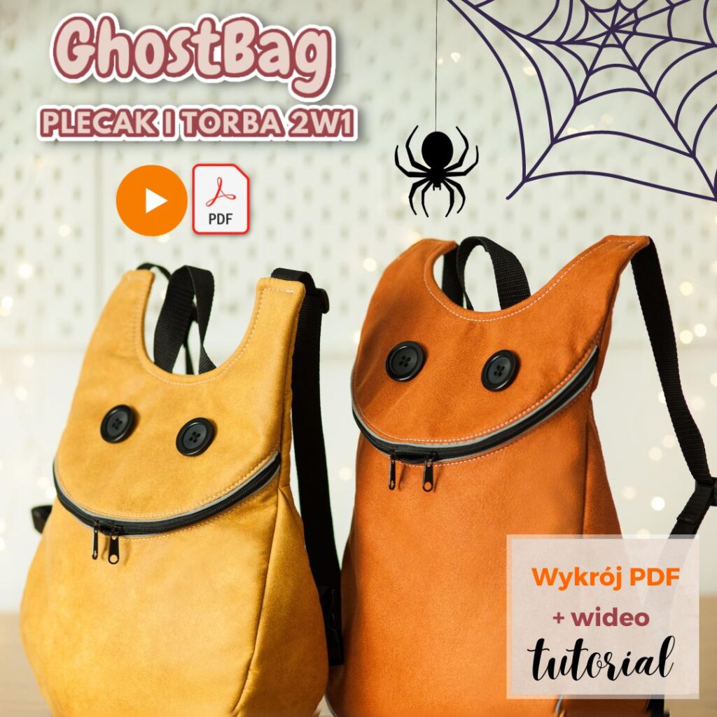 ghostbag ghostbackpack sewing pattern kursy szycia online wykroje PDF tutoriale Kamila Plasun