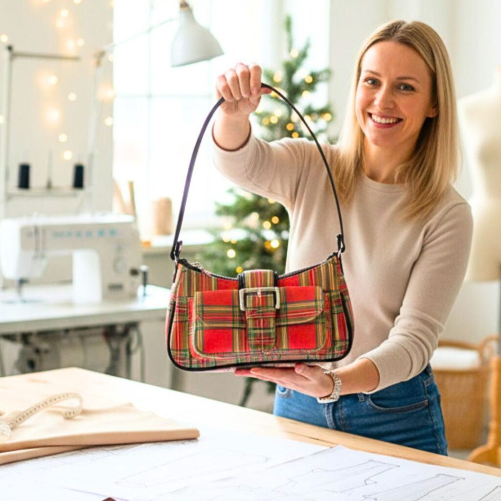 Jak uszyć idealną torebkę baguette bag? Bez falującego zamka z wieloma kieszeniami, w dwóch rozmiarach? Scarlett