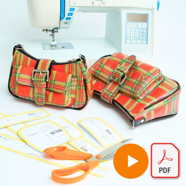 Jak uszyć idealną torebkę baguette bag? Bez falującego zamka z wieloma kieszeniami, w dwóch rozmiarach? Scarlett