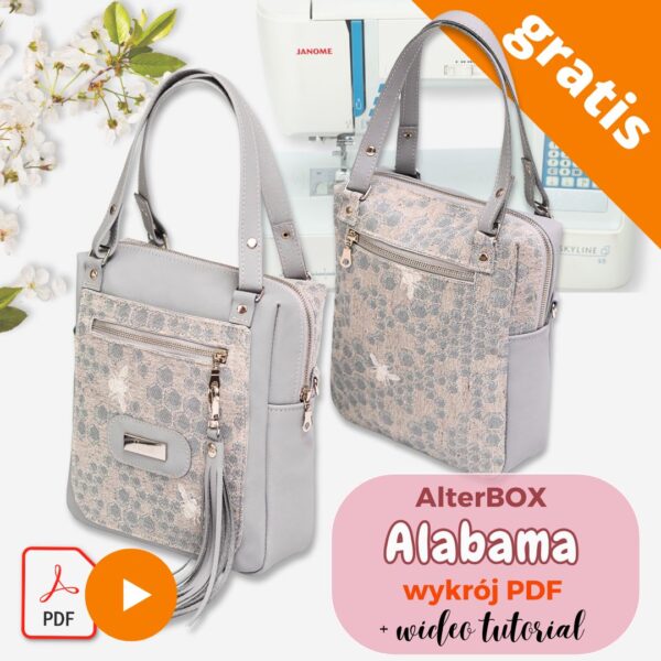 AlterBOX Alabama Arizona czyli jak uszyć torebkę typu BOX inaczej