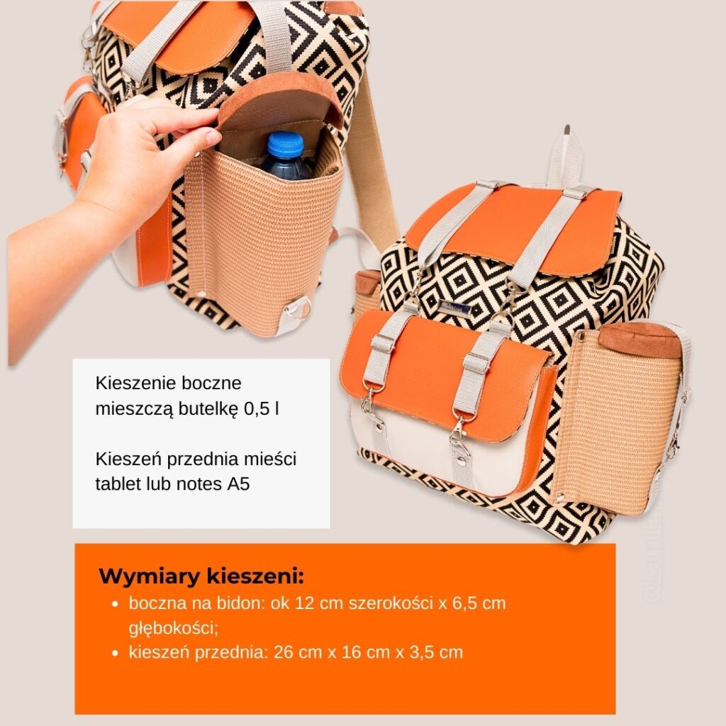 Jak uszyć duży plecak Włóczykija? Wykroje PDF + wideo tutorial z instrukcją szycia