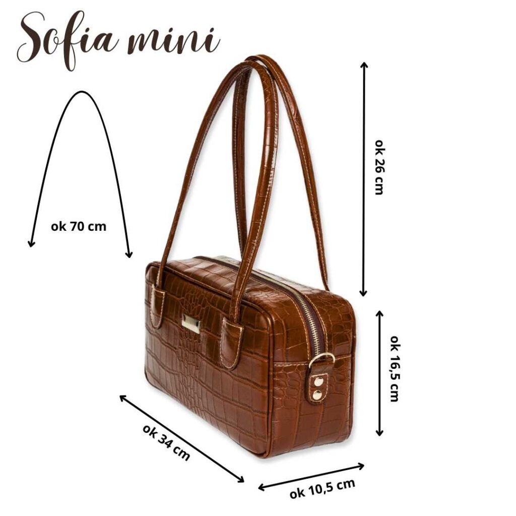 Box Bag Jamnik - Sofia wykroje PDF + wideo tutorial z instrukcją szycia