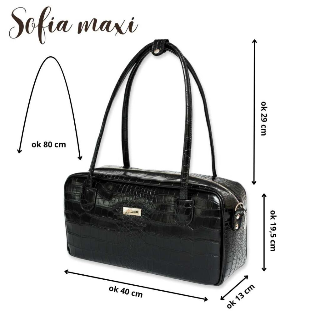 Box Bag Jamnik - Sofia wykroje PDF + wideo tutorial z instrukcją szycia