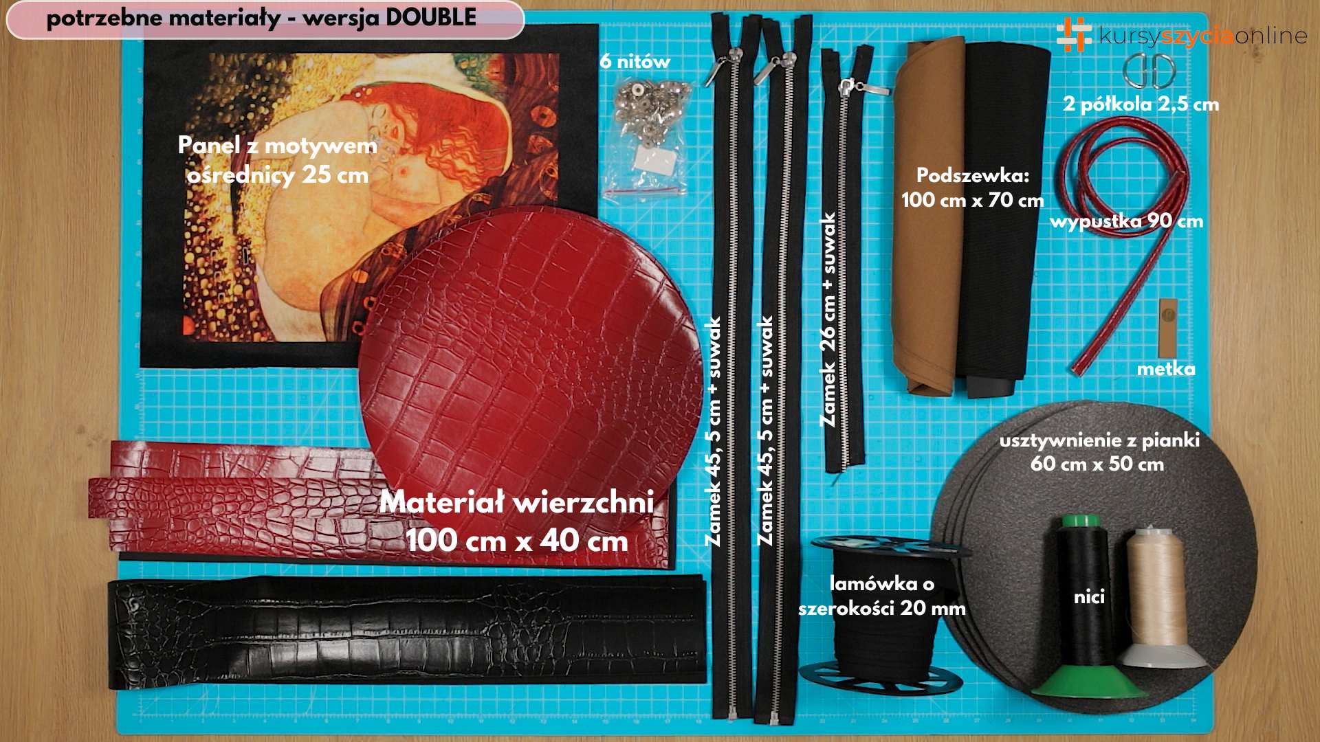Vera - double and triple roundbag. Sewing pattern + video tutorial. Jak uszyć podwójnego i potrójnego okrąglaka.