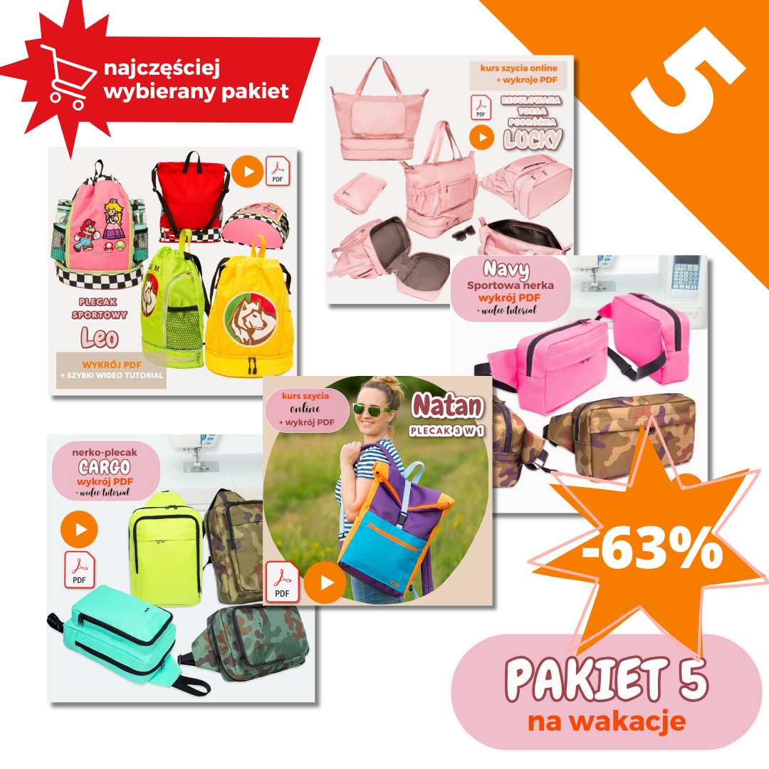 aktywne wakacje active summer pakiet lucky leo natan navy cargo wykroje