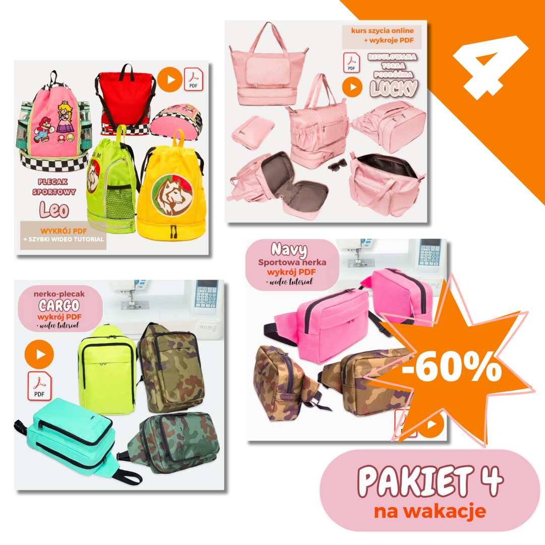 aktywne wakacje active summer pakiet lucky leo natan navy cargo wykroje
