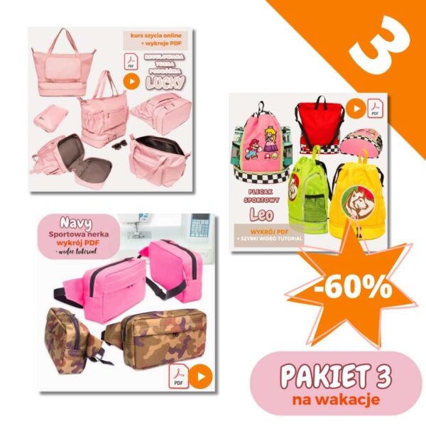 aktywne wakacje active summer pakiet lucky leo natan navy cargo wykroje