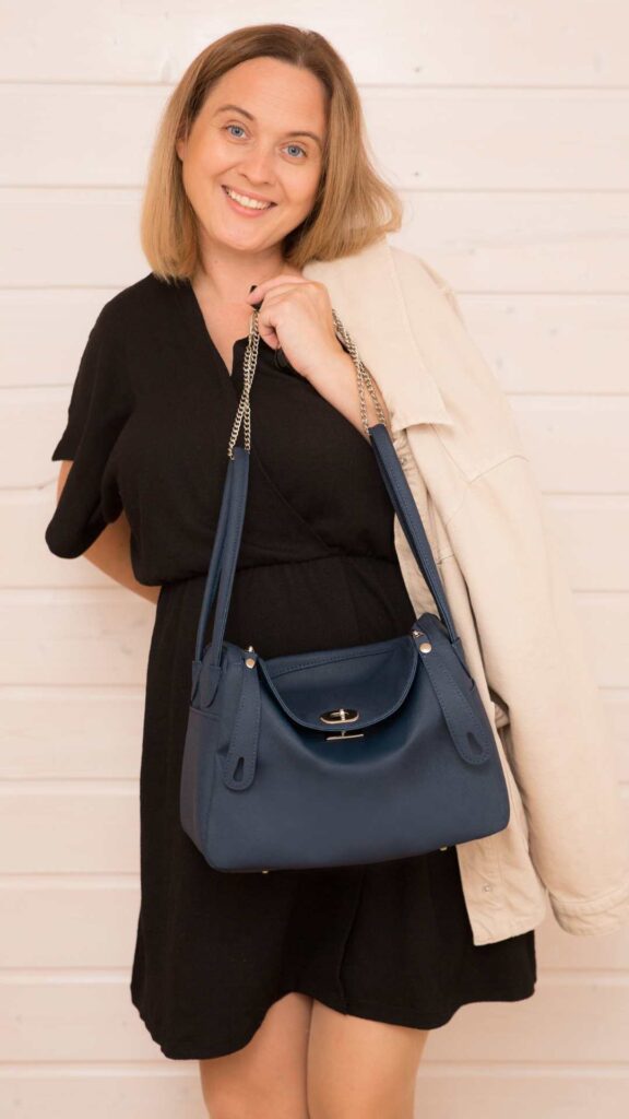 Lily BAG inspirowana Lindy Bag Hermes wideo tutorial wykroje PDF