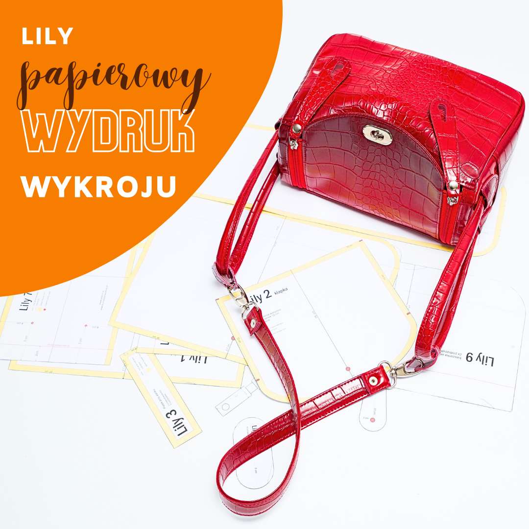 Lily BAG inspirowana Lindy Bag Hermes wideo tutorial wykroje PDF