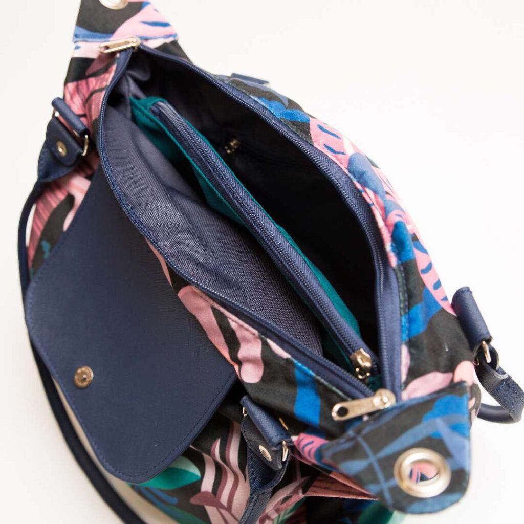 Torba Tamara shopper bag z przegrodą wykroje PDF wideo tutorial z instrukcją szycia