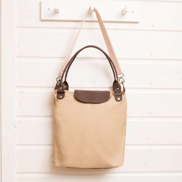 Torba Tamara shopper bag z przegrodą wykroje PDF wideo tutorial z instrukcją szycia