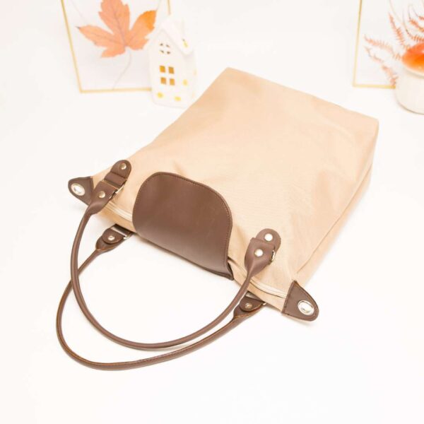 Torba Tamara shopper bag z przegrodą wykroje PDF wideo tutorial z instrukcją szycia