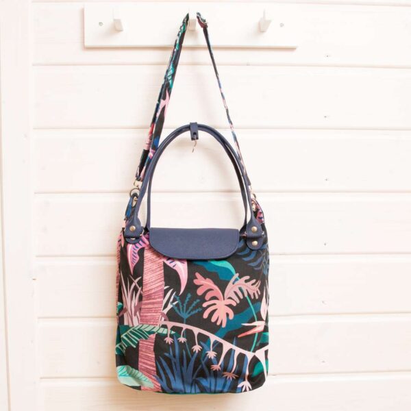 Torba Tamara shopper bag z przegrodą wykroje PDF wideo tutorial z instrukcją szycia