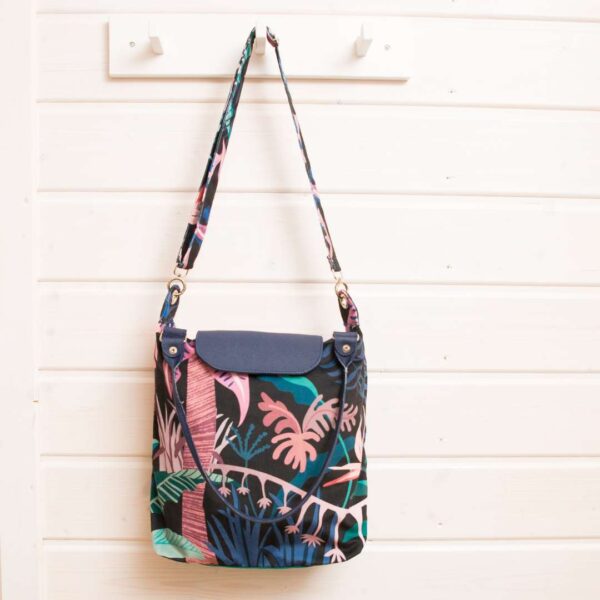 Torba Tamara shopper bag z przegrodą wykroje PDF wideo tutorial z instrukcją szycia