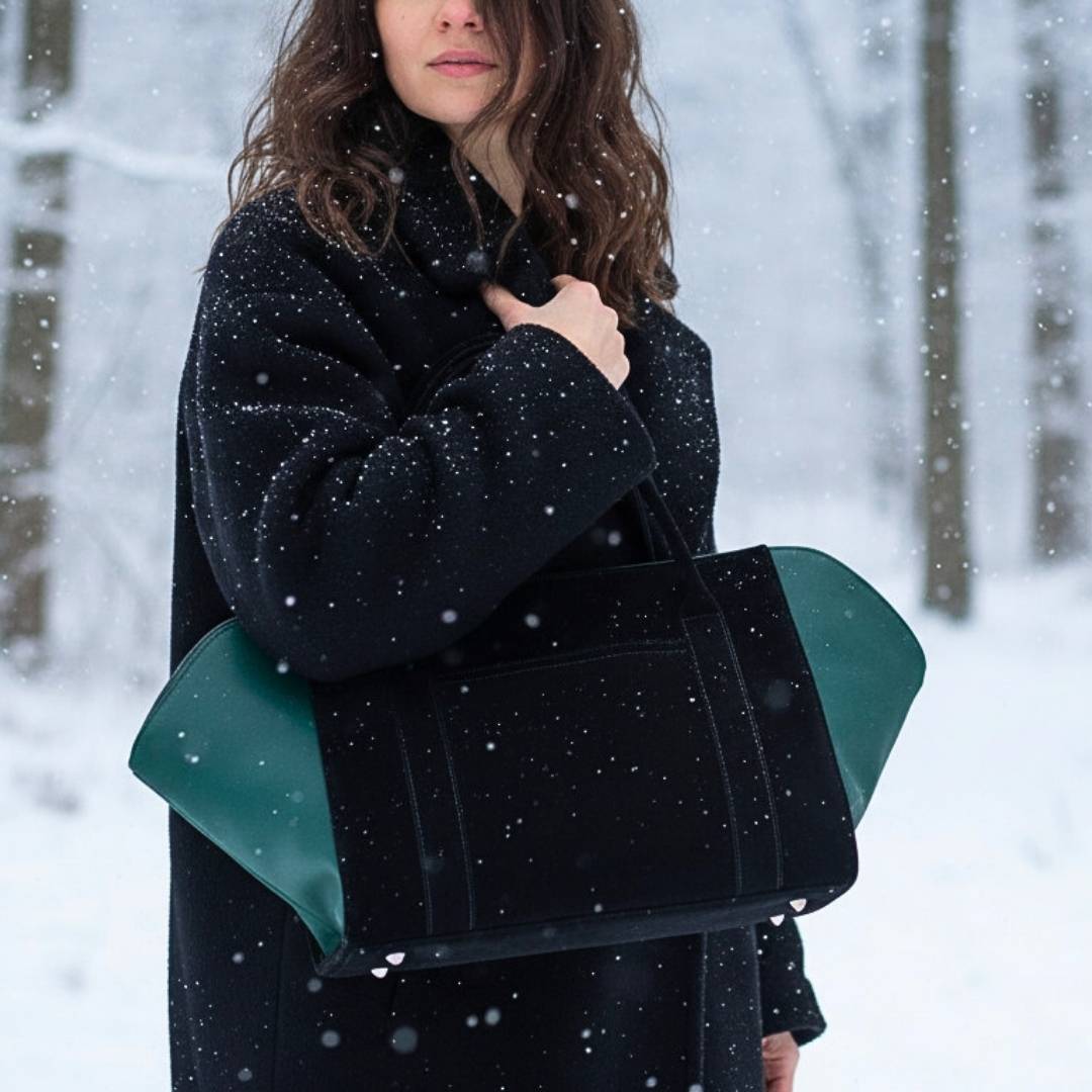 Torebki Aurora jak uszyć torby z wymiennymi organizerami wykroje PDF + wideo tutorial Kamila Plasun