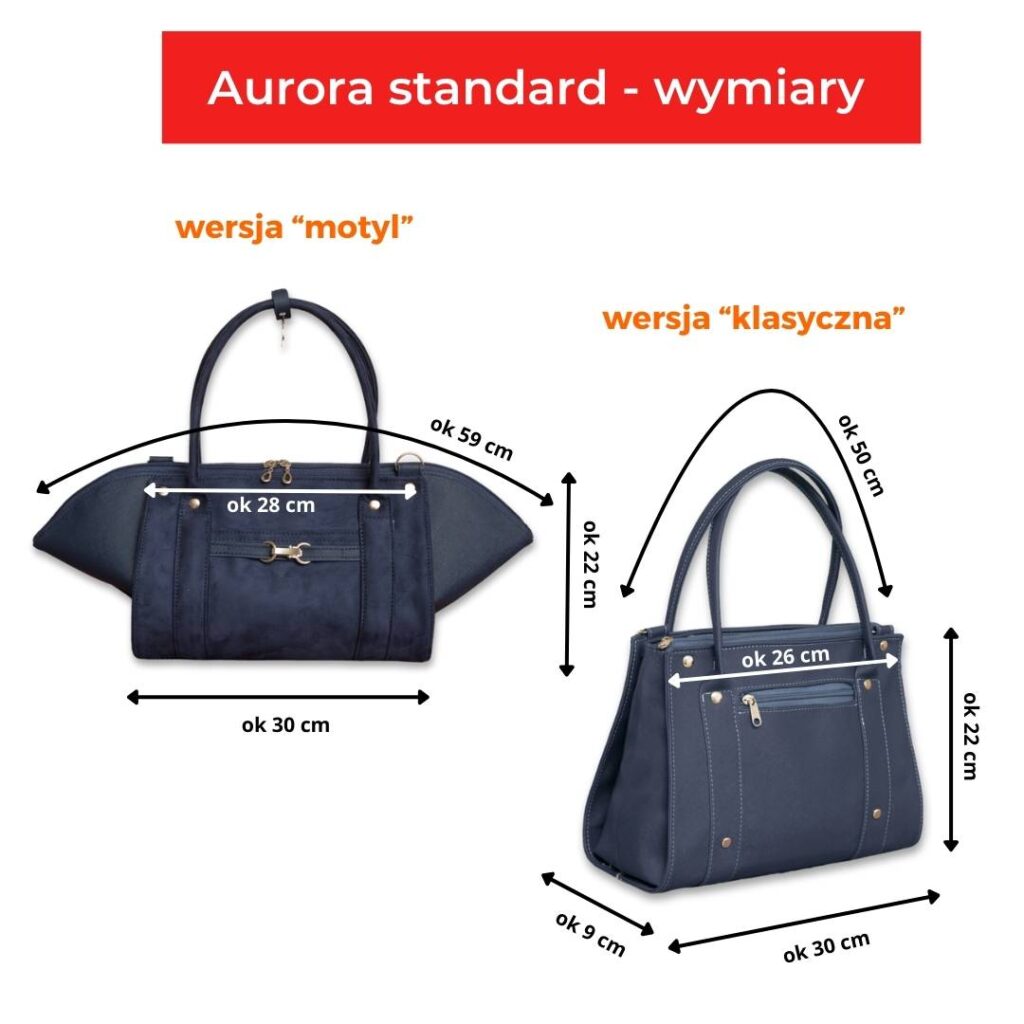 Torebki Aurora jak uszyć torby z wymiennymi organizerami wykroje PDF + wideo tutorial Kamila Plasun