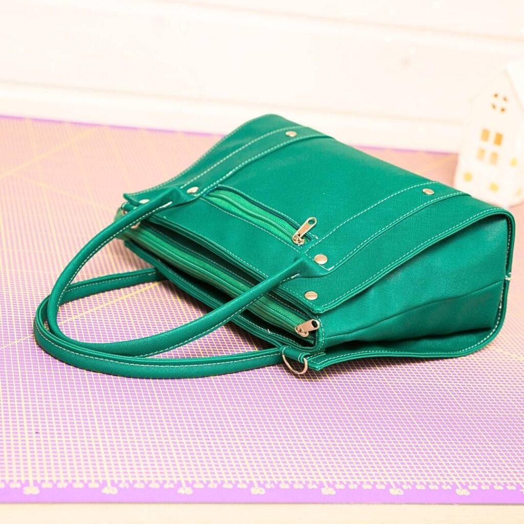 Torebki Aurora jak uszyć torby z wymiennymi organizerami wykroje PDF + wideo tutorial Kamila Plasun