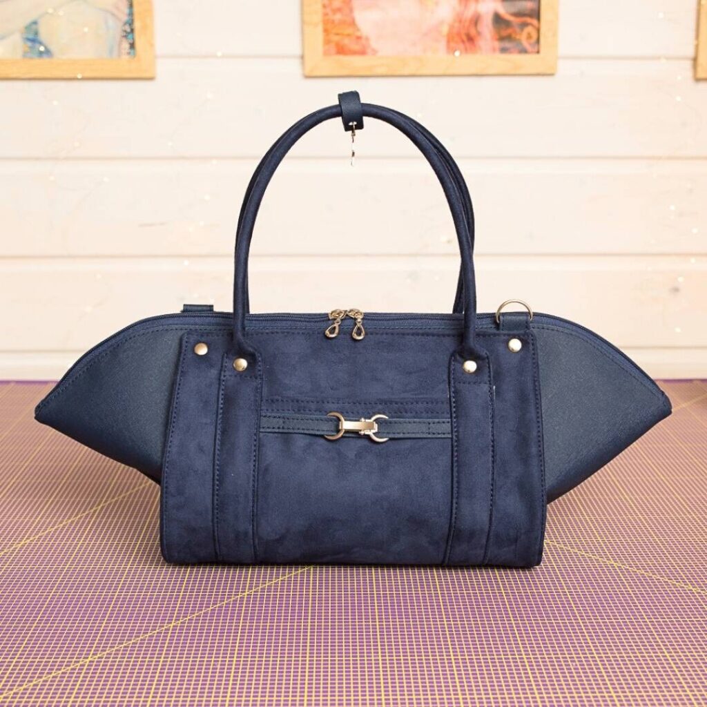 Torebki Aurora jak uszyć torby z wymiennymi organizerami wykroje PDF + wideo tutorial Kamila Plasun