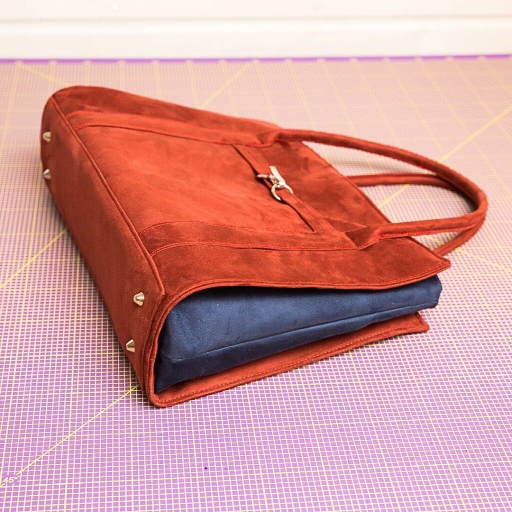 Torebki Aurora jak uszyć torby z wymiennymi organizerami wykroje PDF + wideo tutorial Kamila Plasun