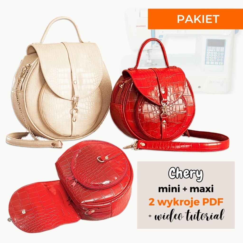 Alterbox Chery mini maxi wykroje PDF wideo tutorial z instrukcją szycia Kamila Plasun