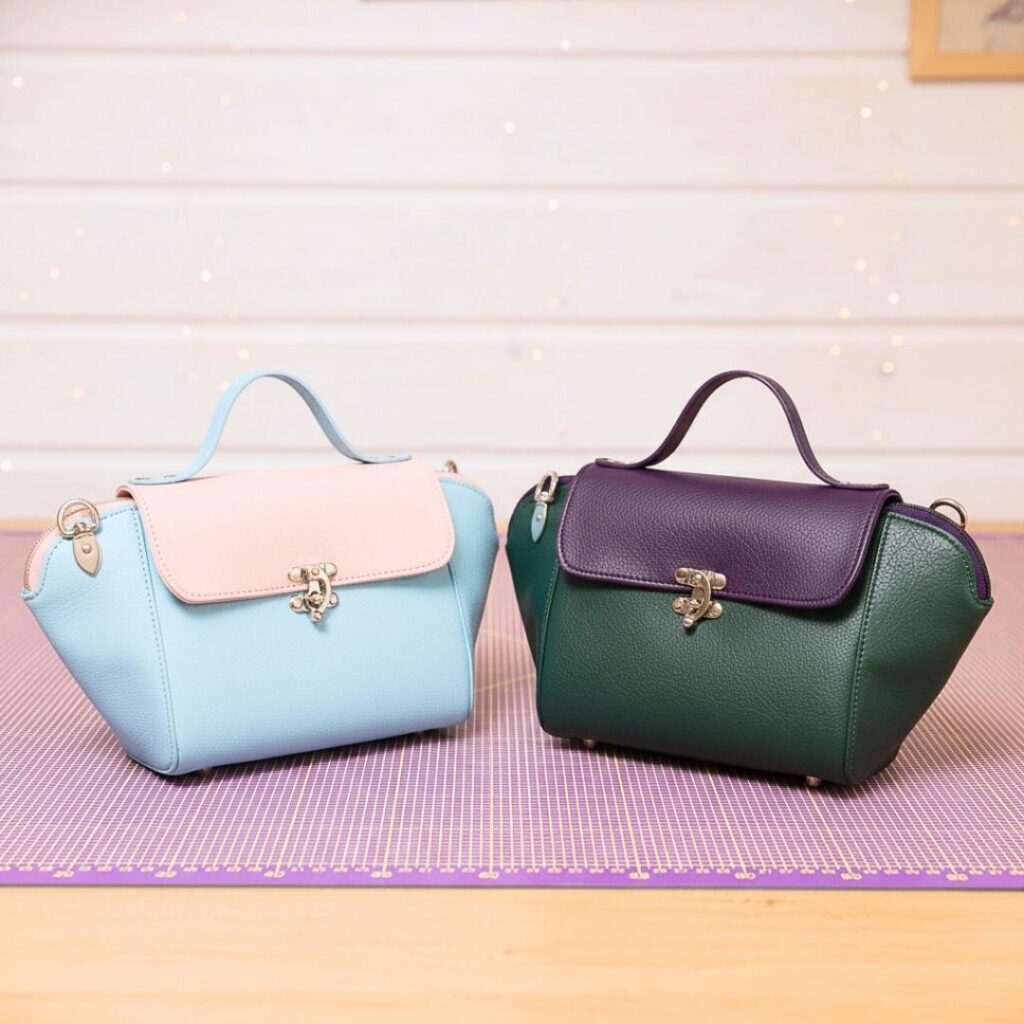 Torebka DIANA wykroje PDF + wideo tutorial z instrukcją szycia krok po kroku Kamila Plasun