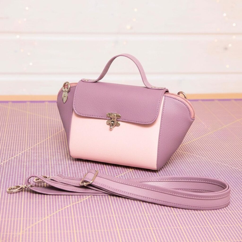 Torebka DIANA wykroje PDF + wideo tutorial z instrukcją szycia krok po kroku Kamila Plasun