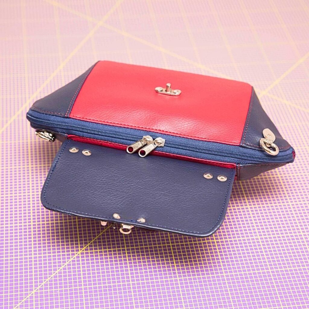 Torebka DIANA wykroje PDF + wideo tutorial z instrukcją szycia krok po kroku Kamila Plasun