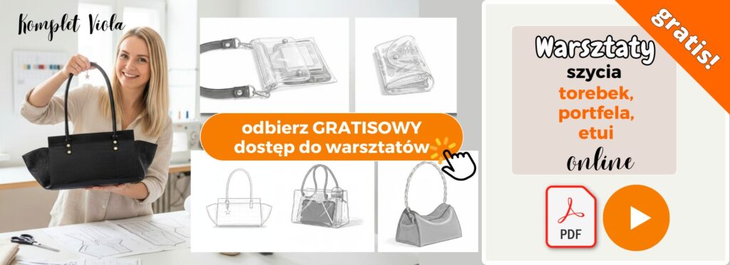 komplet VIOLA etui na telefon, portfel, torba warsztaty online wykroje