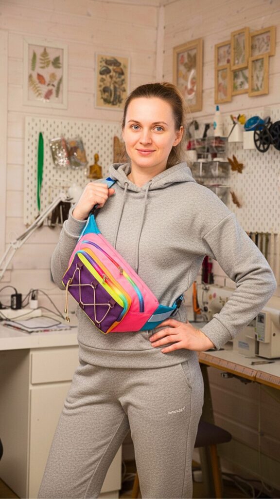 Outdoorowa nerka uniwersalna damska męska REGAN standard maxi, wykroje PDF wideo tutorial