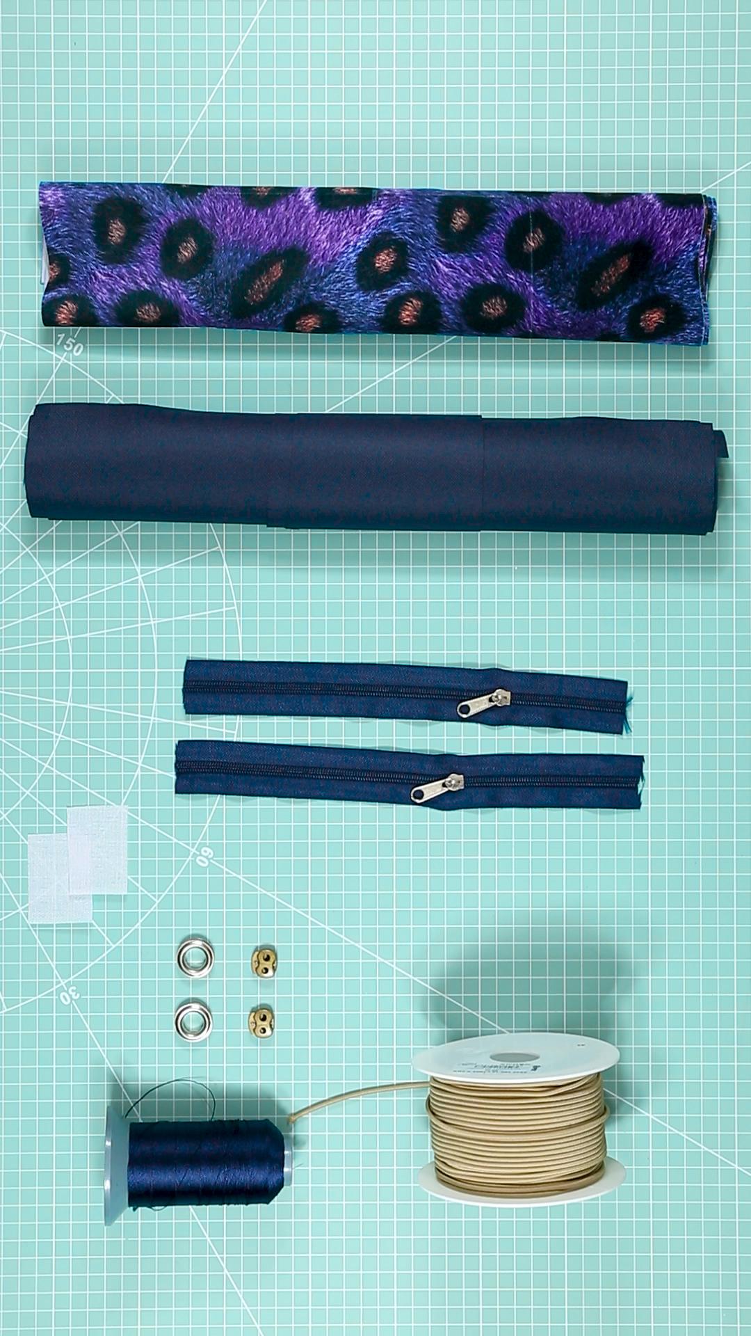 TOUVE hobo bag z kieszeniami wykroje PDF w 3 rozmiarach + wideo tutorial z instrukcją szycia