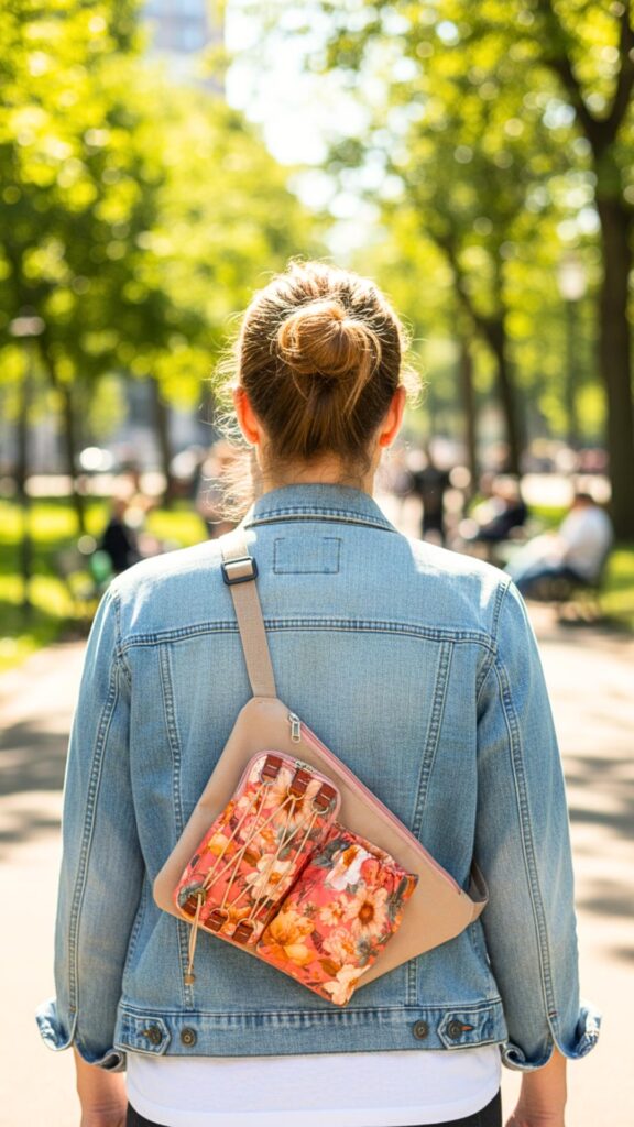 Asymetryczna outdoroowa nerka na telefon i bidon NOAH wykroje PDF + wideo tutorial z instrukcją szycia