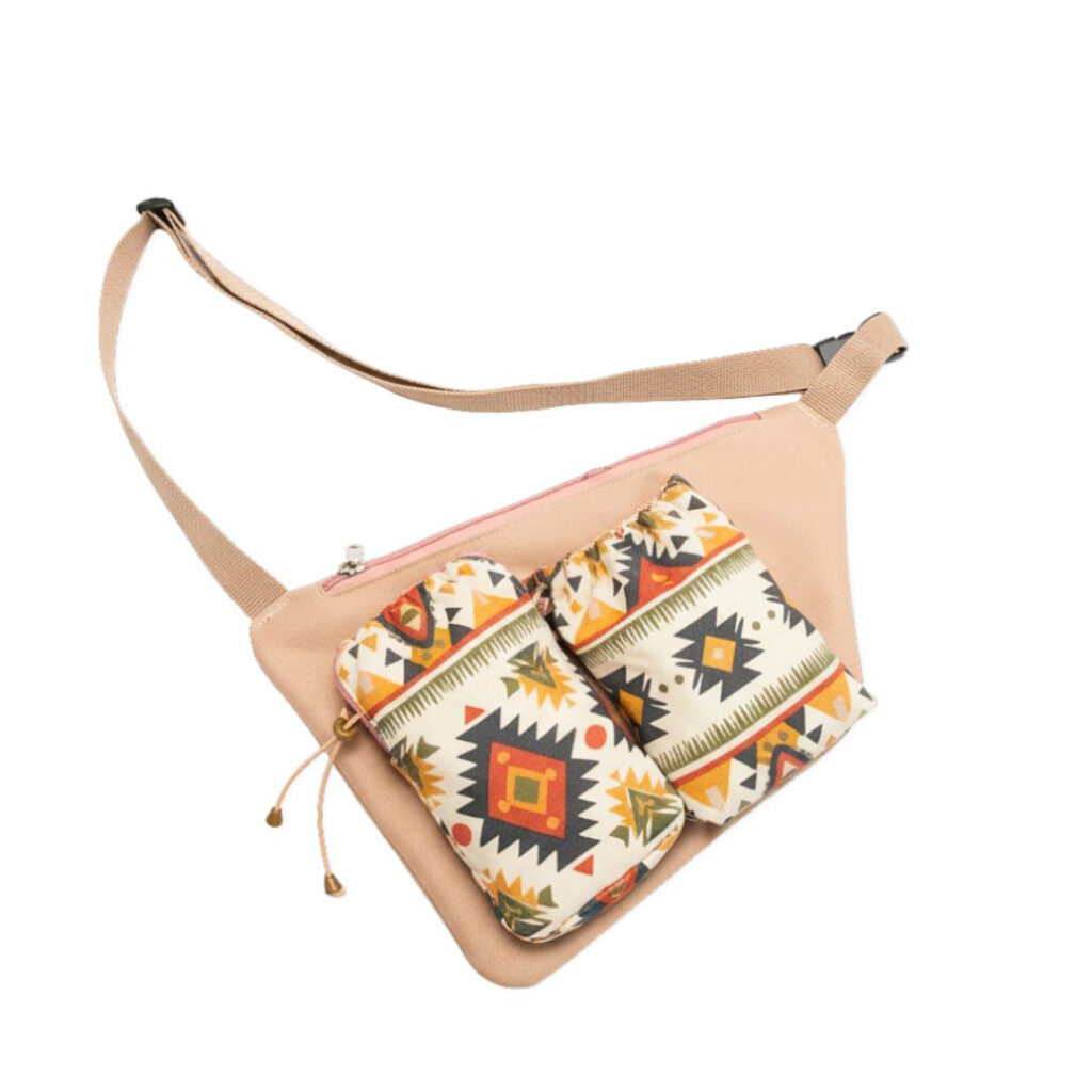 Asymetryczna outdoroowa nerka na telefon i bidon NOAH wykroje PDF + wideo tutorial z instrukcją szycia