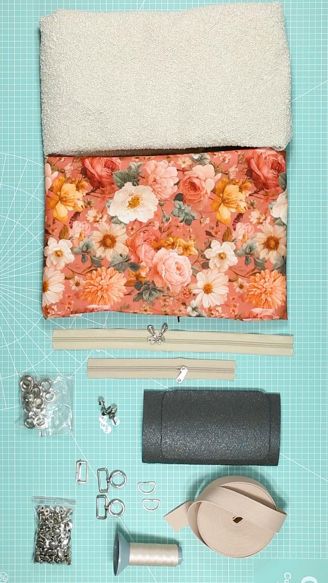 Nina bucket bag wykroje PDF wideo tutorial z instrukcją szycia