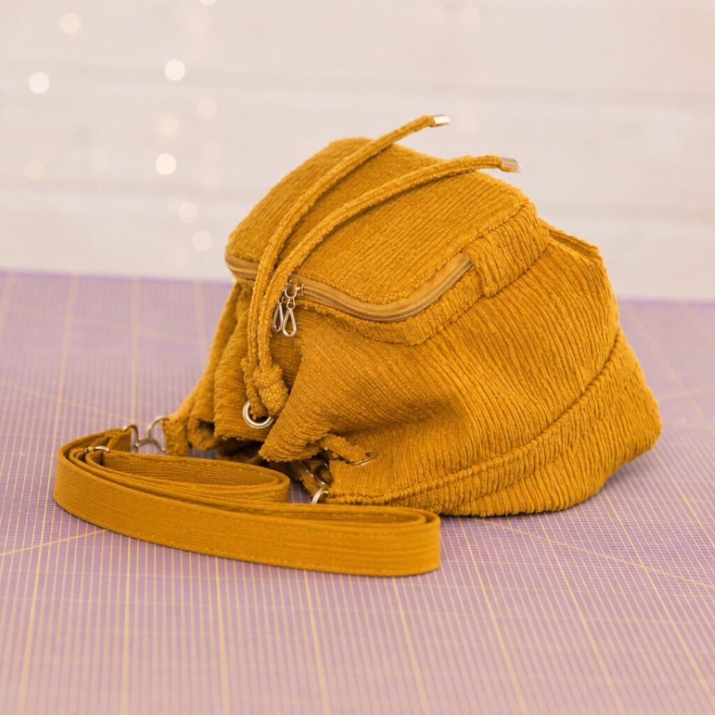 Nina bucket bag wykroje PDF wideo tutorial z instrukcją szycia