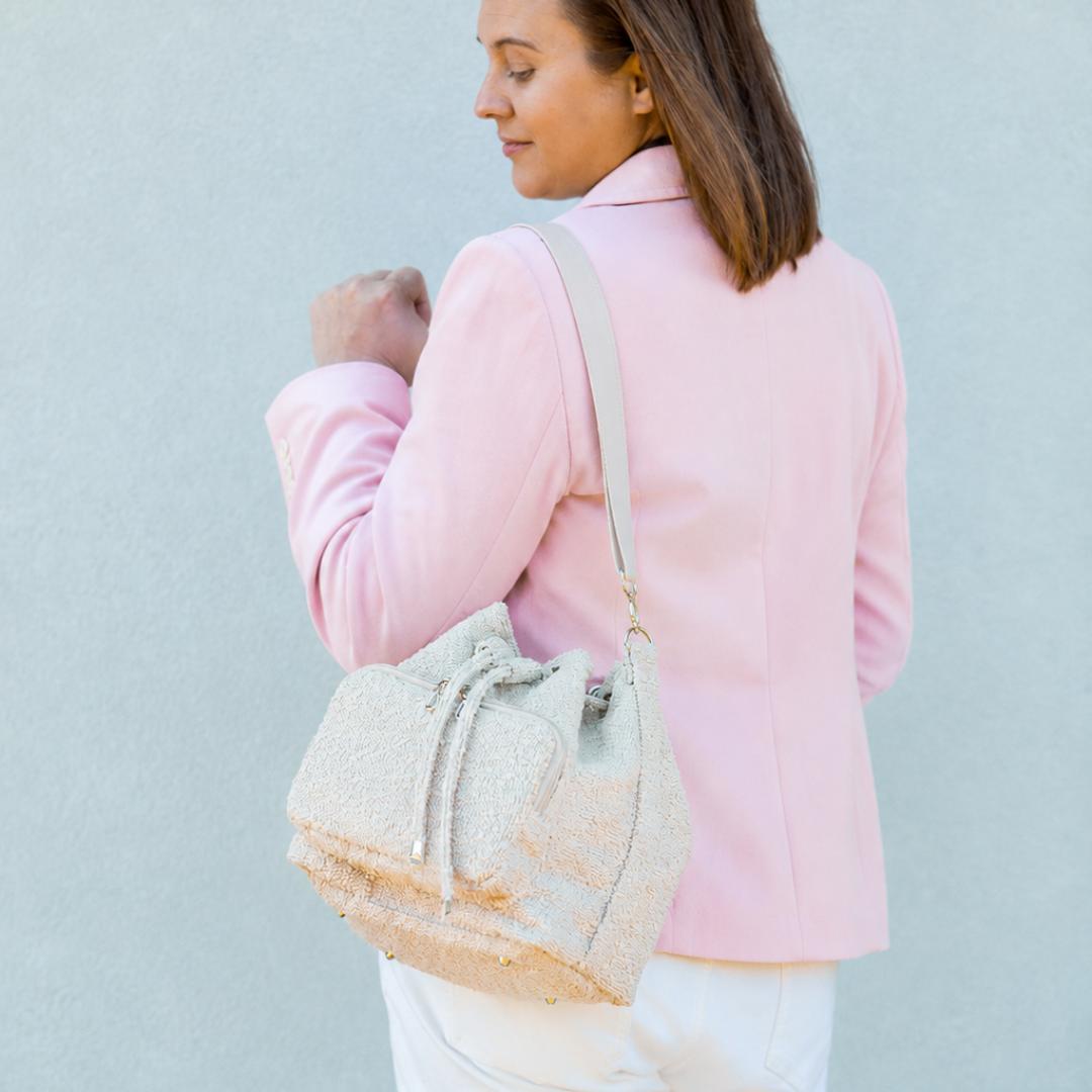 Nina bucket bag wykroje PDF wideo tutorial z instrukcją szycia