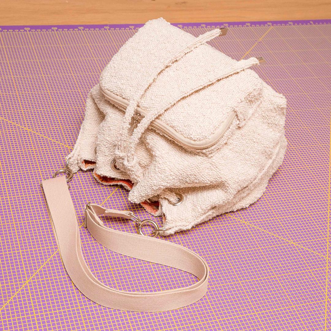 Nina bucket bag wykroje PDF wideo tutorial z instrukcją szycia