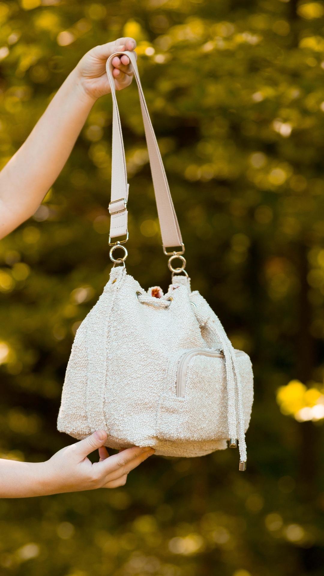 Nina bucket bag wykroje PDF wideo tutorial z instrukcją szycia