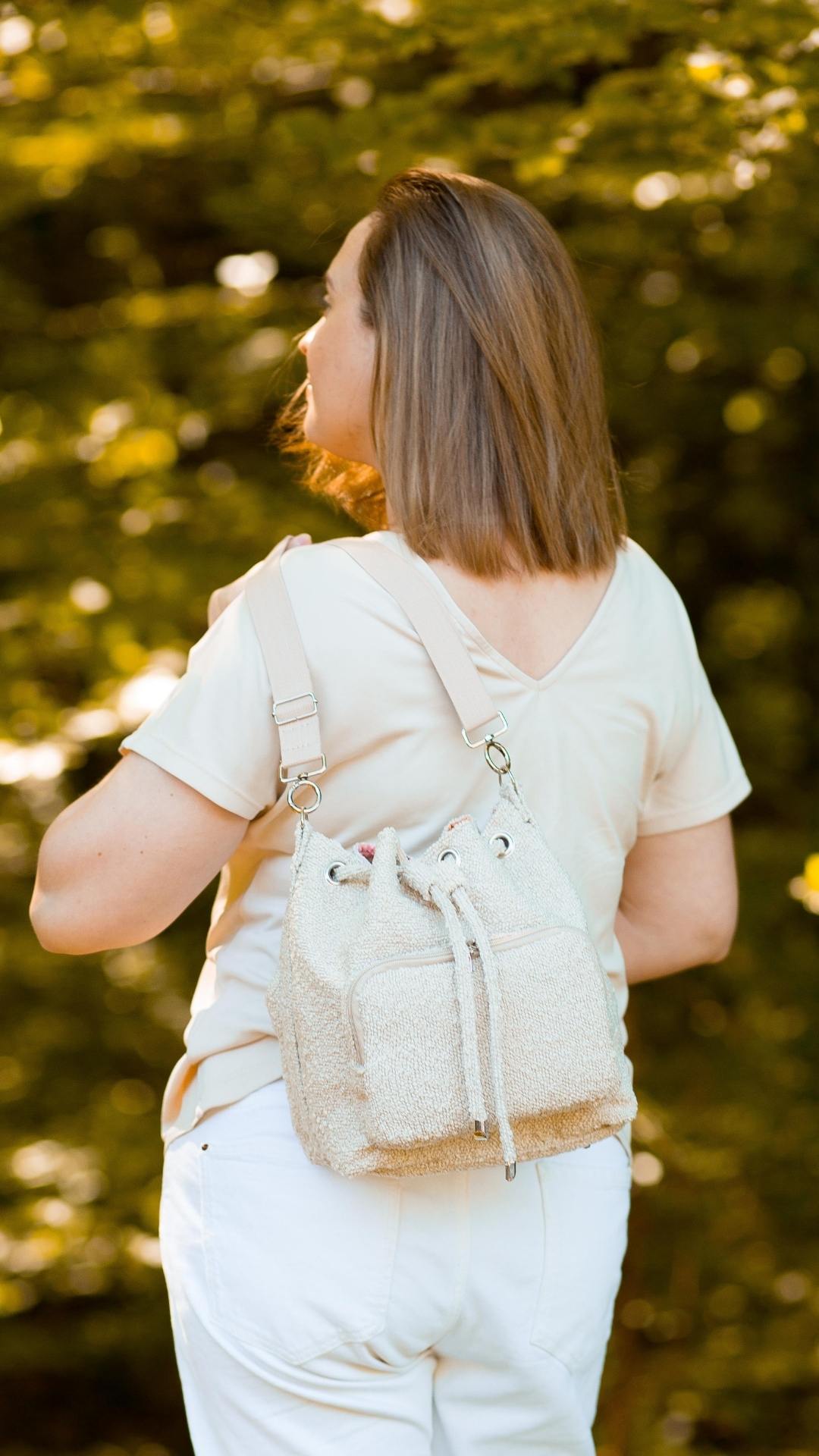 Nina bucket bag wykroje PDF wideo tutorial z instrukcją szycia