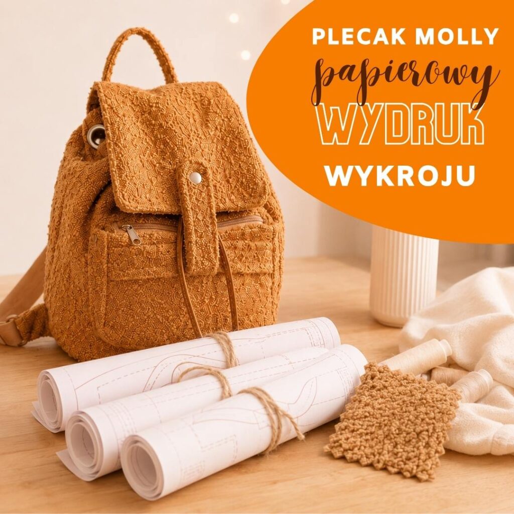 plecak Molly wykroje PDF wideo tutorial z instrukcją szycia