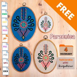 pliki hafciarskie haft komputerowy embroidery machine design pattern parzenica